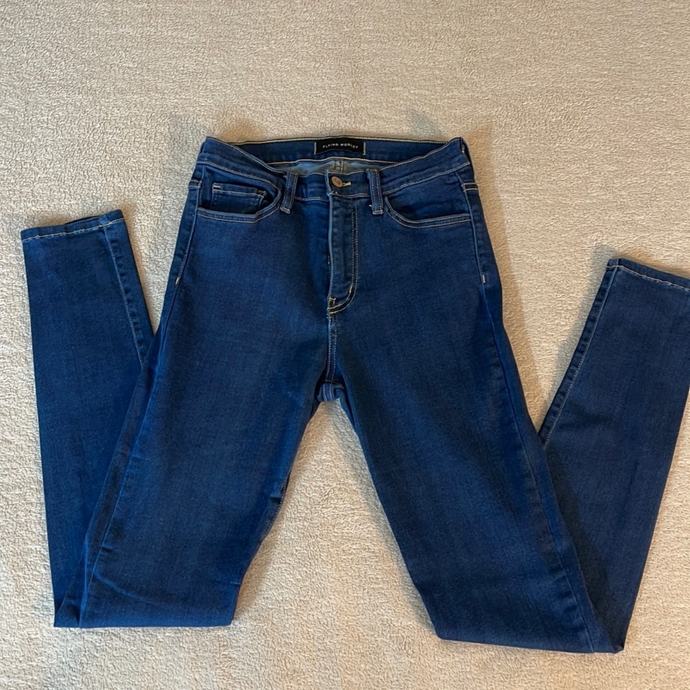 EUC FLYING MONKEY HIGH RISE dark denim size 29
